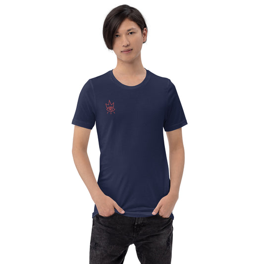 navy with red orange af mid-weight shirt